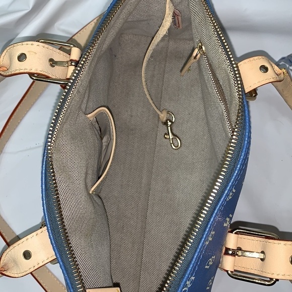 DOONEY and Bourke Signature Blue Satchel - Picture 16 of 16